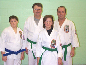 Blue and Green Belts