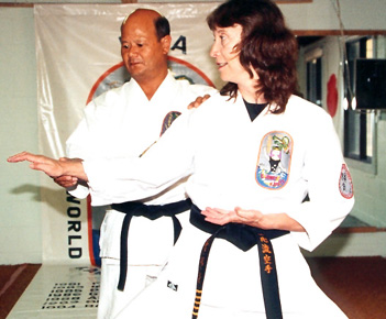 SENSEI CYNDY JONES AND MASTER KICHIRO SHIMABUKU